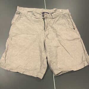 Patagonia Shorts Mens 33 Organic Cotton Outdoor Nature Tan Beige Lightweight